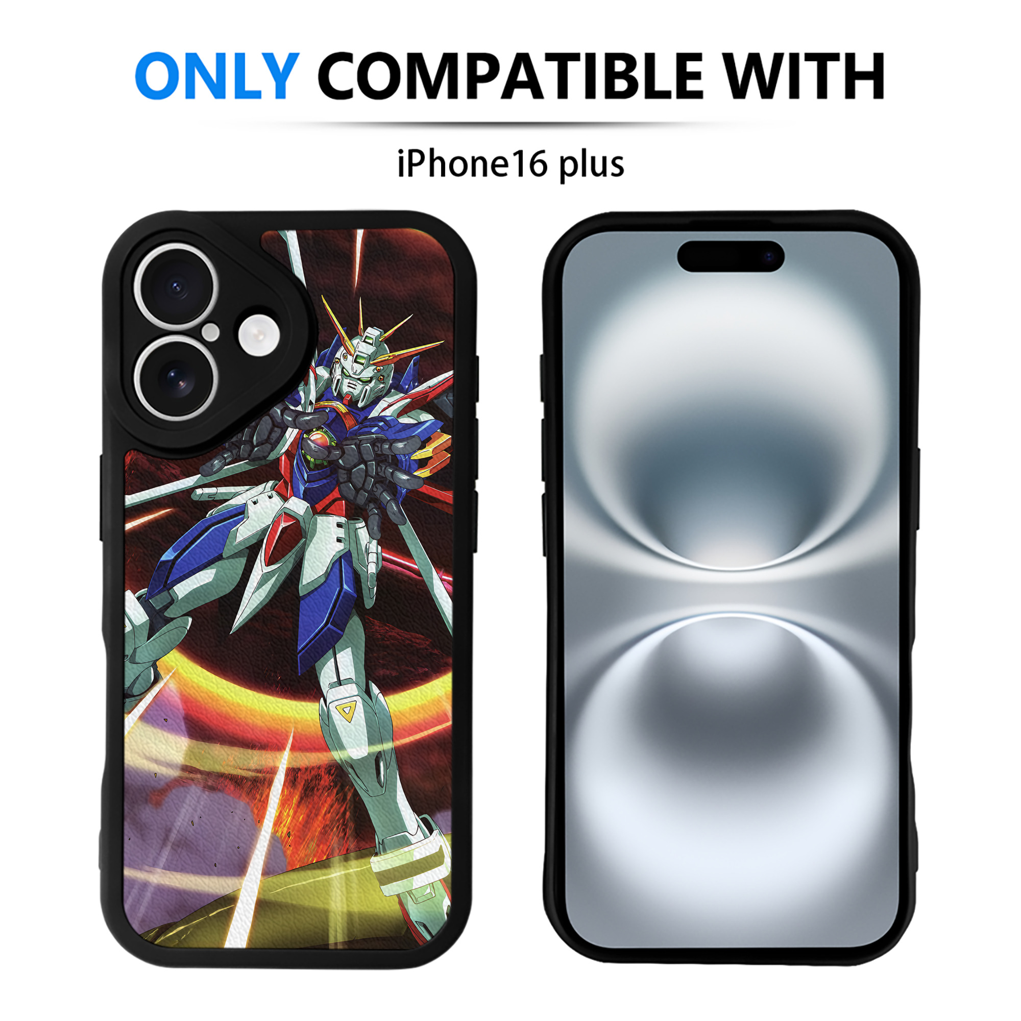 （画像用） 機動戦士ガンダム Mobile Suit Gundam 【iPhone 16シリーズ対応】シリコンスマホケース（レザー調） 材質：シリコン
